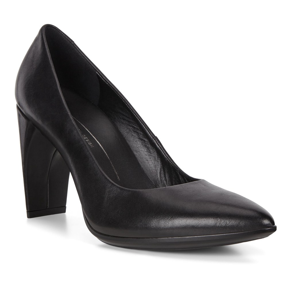 Pumps Mujer - ECCO Shape 75 Pointy Sleek 2.0 - Negros - ICT163578